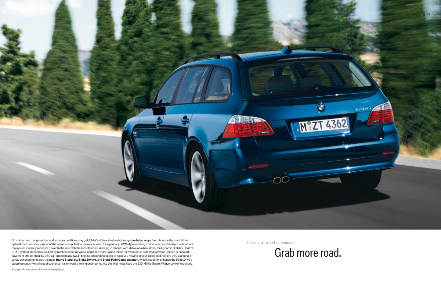 2010 BMW 5-Series Wagon Brochure Page 9